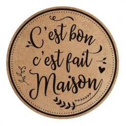 STC Sets De Table Set De Table Rond En Toile De Jute D38