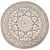 STC Sets De Table Set De Table Rond En Toile De Jute Mandala D38cm