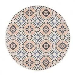 Maisons Du Monde Sets De Table Set De Table Rond En Vinyle Motifs Carreaux De Ciment Verts Et écrus D38