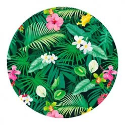 STC Sets De Table Set De Table Rond Hibiscus Et Feuilles D38cm