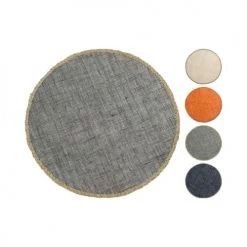 Wadiga Sets De Table Set De Table Rond Multicolore - Set De 4 -Tabliers et torchons Soldes set de table rond multicolore set de 4 2