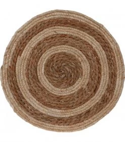 Wadiga Sets De Table Set De Table Rond Tressé Fibres Naturelles D38