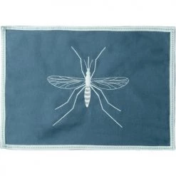 Febronie Sets De Table Set De Table (set De 4) En Coton 50x35 Bleu Paon