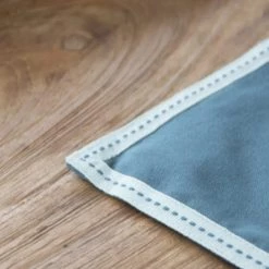 Febronie Sets De Table Set De Table (set De 4) En Coton 50x35 Bleu Paon -Tabliers et torchons Soldes set de table set de 4 en coton 50x35 bleu paon 4