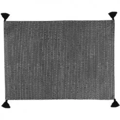 Febronie Sets De Table Set De Table (set De 4) En Coton 50x35 Noir