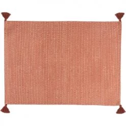 Febronie Sets De Table Set De Table (set De 4) En Coton 50x35 Terracotta
