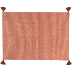 Febronie Sets De Table Set De Table (set De 4) En Coton 50x35 Noir -Tabliers et torchons Soldes set de table set de 4 en coton 50x35 terracotta 5