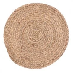 The Home Deco Factory Sets De Table Set De Table Tressé Bord De Mer Diam. 38 Cm Beige