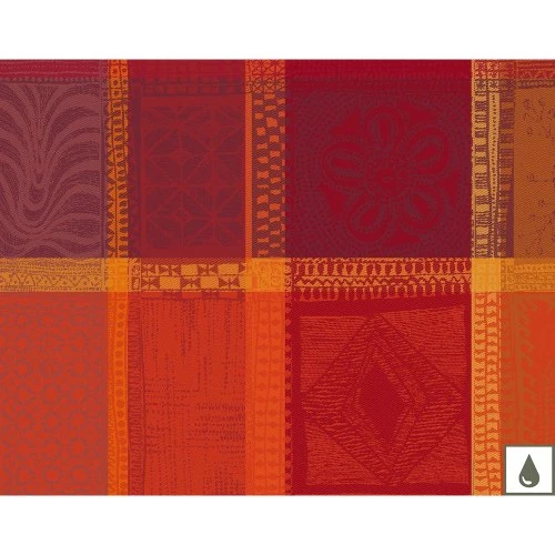 Garnier Thiebaut Sets De Table Set Enduit Imperméable Rouge 40X50 1 Garnier Thiebaut Sets De Table Set Enduit Imperméable Rouge 40X50