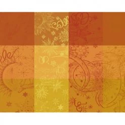 Garnier Thiebaut Sets De Table Set Orange 40X50