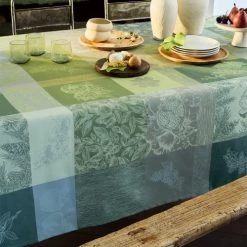 Garnier Thiebaut Sets De Table Set Vert 40X50 -Tabliers et torchons Soldes set vert 40x50 5