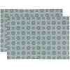 Maisons Du Monde Sets De Table En Coton Imprimé Mosaique Bleue Et écrue (x2) 33x48 - Lot De 2