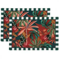 Maisons Du Monde Sets De Table En Coton Imprimé (x2)