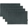 Febronie Sets De Table En Lin (x4) 30x50 Ardoise