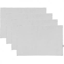 Febronie Sets De Table En Lin (x4) 30x50 Blanc