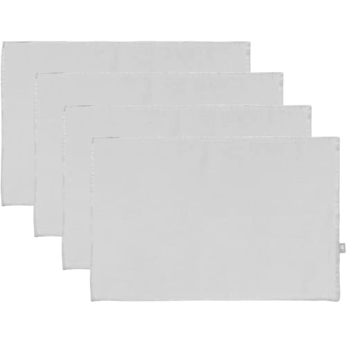 Febronie Sets De Table En Lin (x4) 30x50 Blanc 1 Febronie Sets De Table En Lin (x4) 30x50 Blanc