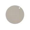 OYOY Living Design Sets De Table Gris En Silicone Ø39xH0,15cm