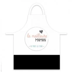 Enesco Tabliers Et Torchons Tablier Adulte à Nouer En Coton Meilleure Maman