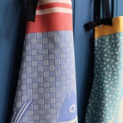 Maison Jean-Vier Tabliers Et Torchons Tablier Bleu 70x90 Cm -Tabliers et torchons Soldes tablier bleu 70x90 cm 8