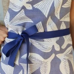 Maison Jean-Vier Tabliers Et Torchons Tablier Coton Bleu 70x90 Cm -Tabliers et torchons Soldes tablier coton bleu 70x90 cm 2