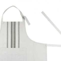 Lovely Casa Tabliers Et Torchons Tablier De Cuisine Avec Poche Coton Naturel 80x80cm -Tabliers et torchons Soldes tablier de cuisine avec poche coton naturel 80x80cm 2