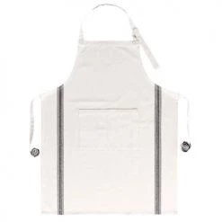 Sensei Maison Tabliers Et Torchons Tablier De Cuisine Ecru 70 X 90 Cm