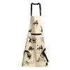 Winkler Tabliers Et Torchons Tablier De Cuisine Imprimé 3 Chats En Coton Beige 72 X 85