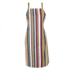 Maisons Du Monde Tabliers Et Torchons Tablier En Coton Bio à Rayures Multicolores