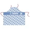 Le Jacquard Français Tabliers Et Torchons Tablier En Coton Bleu 80 X 96
