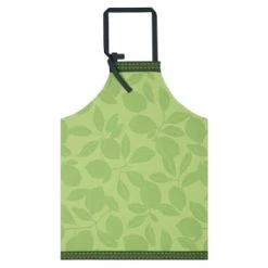 Le Jacquard Français Tabliers Et Torchons Tablier En Coton Vert 90 X 96 -Tabliers et torchons Soldes tablier en coton vert 90 x 96 2