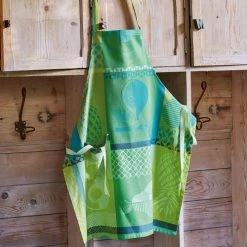Garnier Thiebaut Tabliers Et Torchons Tablier Enduit Imperméable Vert 73X86 -Tabliers et torchons Soldes tablier enduit impermeable vert 73x86 4