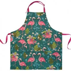 Enesco Tabliers Et Torchons Tablier Flamants Roses Pour Adultes En Coton Décoré Allen