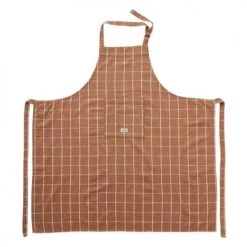 OYOY Living Design Tabliers Et Torchons Tablier Marron En Coton Organique H98x96cm