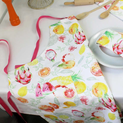 Garnier Thiebaut Tabliers Et Torchons Tablier Multicolore 72x84 2 Garnier Thiebaut Tabliers Et Torchons Tablier Multicolore 72x84 – Image 2