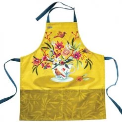 Enesco Tabliers Et Torchons Tablier Oiseaux Pour Adultes En Coton Décoré Allen