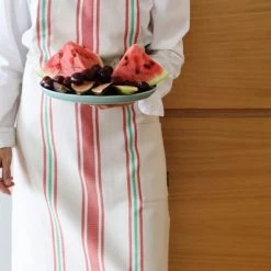 Maison Jean-Vier Tabliers Et Torchons Tablier Rouge 70x90 Cm -Tabliers et torchons Soldes tablier rouge 70x90 cm 3