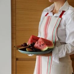 Maison Jean-Vier Tabliers Et Torchons Tablier Rouge 70x90 Cm -Tabliers et torchons Soldes tablier rouge 70x90 cm 5