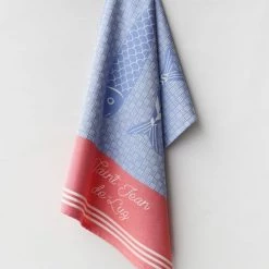 Maison Jean-Vier Tabliers Et Torchons Torchon Bleu 50x70 Cm -Tabliers et torchons Soldes torchon bleu 50x70 cm 8