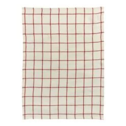 Winkler Tabliers Et Torchons Torchon Carreaux En Lin Rouge/écru 55 X 75 -Tabliers et torchons Soldes torchon carreaux en lin rouge ecru 55 x 75 3