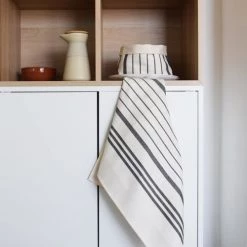 Maison Jean-Vier Tabliers Et Torchons Torchon Coton Blanc 50x70 Cm -Tabliers et torchons Soldes torchon coton blanc 50x70 cm 2