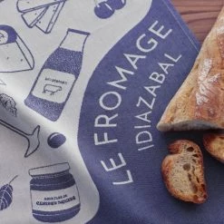 Maison Jean-Vier Tabliers Et Torchons Torchon Coton Bleu 50x70 Cm -Tabliers et torchons Soldes torchon coton bleu 50x70 cm 12