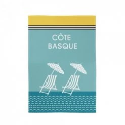 Maison Jean-Vier Tabliers Et Torchons Torchon Coton Bleu 50x70 Cm