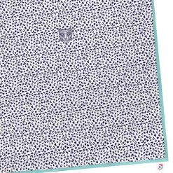 Coco Pistache Tabliers Et Torchons Torchon Coton Bleu Foncé Déco Rosette Léopard Bleu 60x40