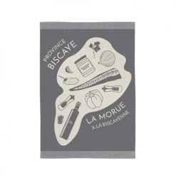 Maison Jean-Vier Tabliers Et Torchons Torchon Coton Gris 50x70 Cm