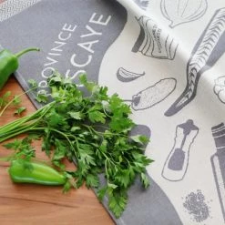 Maison Jean-Vier Tabliers Et Torchons Torchon Coton Gris 50x70 Cm -Tabliers et torchons Soldes torchon coton gris 50x70 cm 8