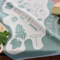 Maison Jean-Vier Tabliers Et Torchons Torchon Coton Vert 50x70 Cm -Tabliers et torchons Soldes torchon coton vert 50x70 cm 4