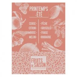 Le Jacquard Français Tabliers Et Torchons Torchon En Coton Abricot 60 X 80