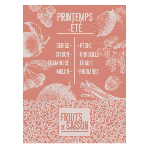 Le Jacquard Français Tabliers Et Torchons Torchon En Coton Abricot 60 X 80 1 Le Jacquard Français Tabliers Et Torchons Torchon En Coton Abricot 60 X 80