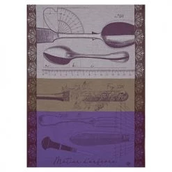 Le Jacquard Français Tabliers Et Torchons Torchon En Coton Amethyste 60 X 80