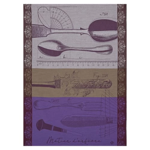 Le Jacquard Français Tabliers Et Torchons Torchon En Coton Amethyste 60 X 80 1 Le Jacquard Français Tabliers Et Torchons Torchon En Coton Amethyste 60 X 80